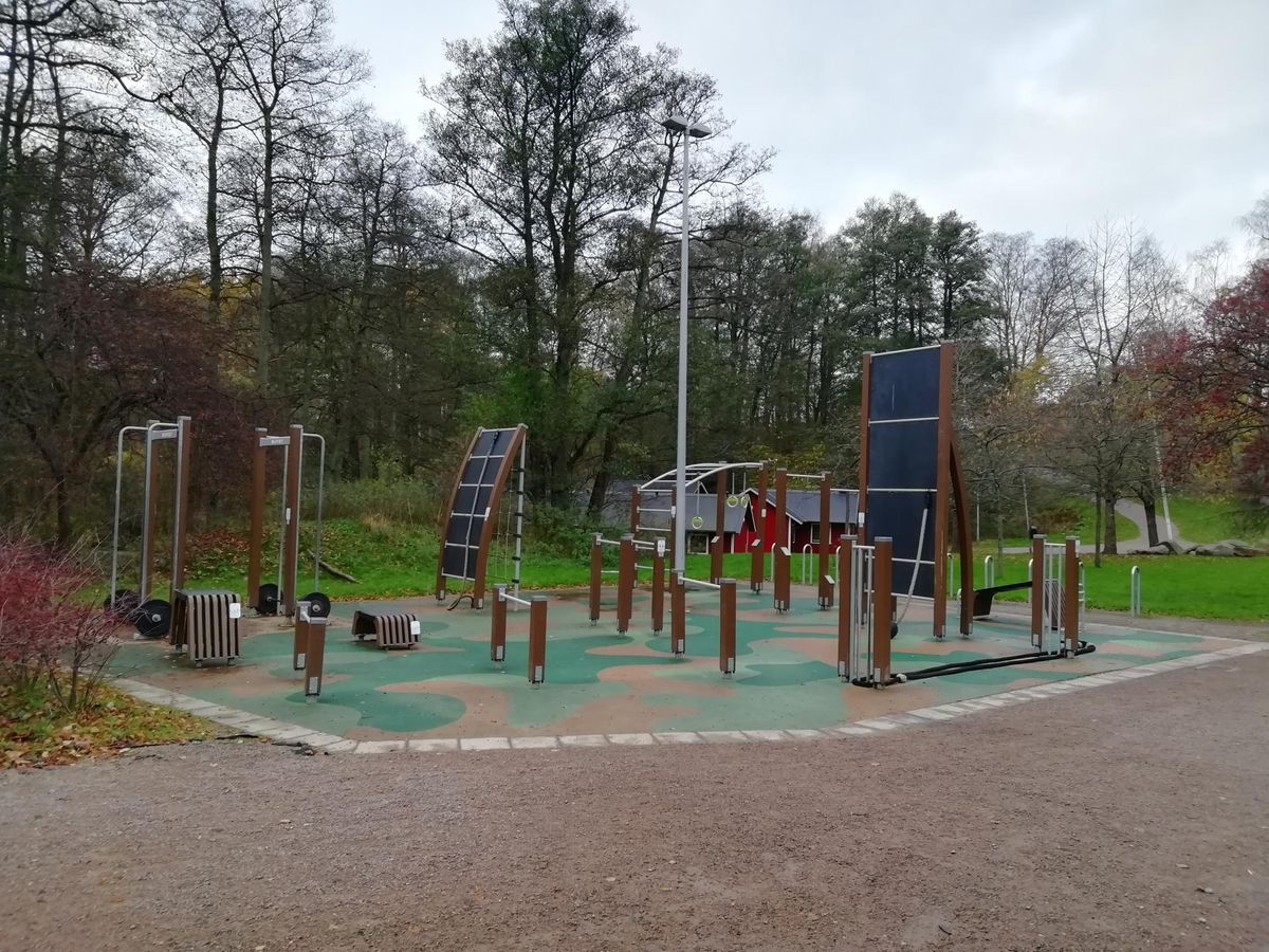 Helsingborg - Outdoor Gym for Fitness - Folkets Park - Sweden - Spot
