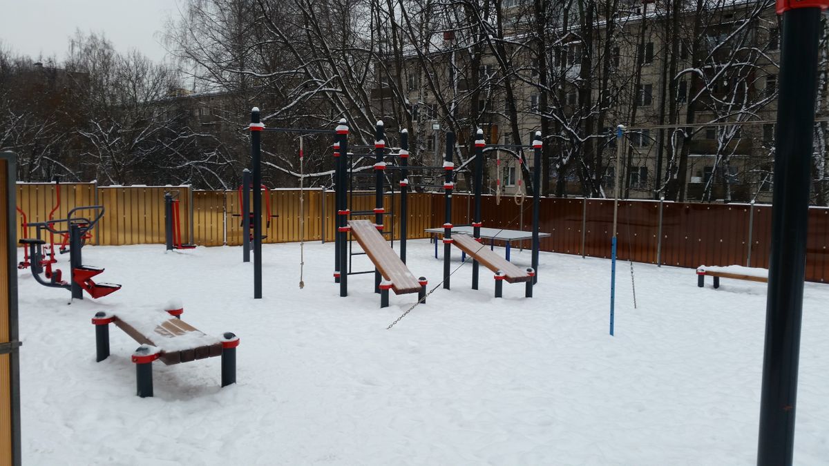 Fitness Park - Moscow - Moscow - Calisthenics Park - Улица Каховка - Russia - Spot