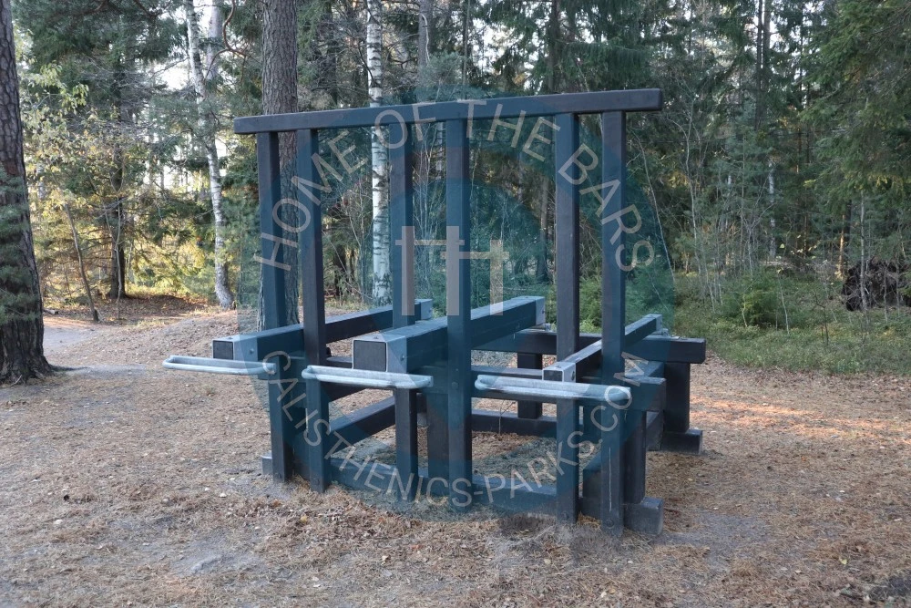 Fitness Trail - Helsinki - Lajasalo beach outdoor fitness station - Finland - Spot