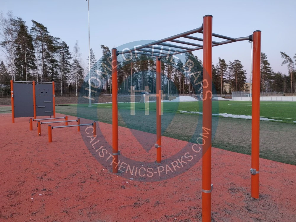 Calisthenics Stations - Lahti - Kärpäsen koulu calisthenics park - Finland - Spot