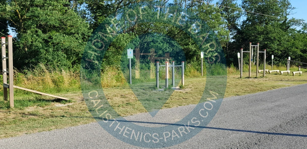 Calisthenics park in Via Sant'Agata, La Croce, Buti, Pisa, Toscana, 56032, Italia
