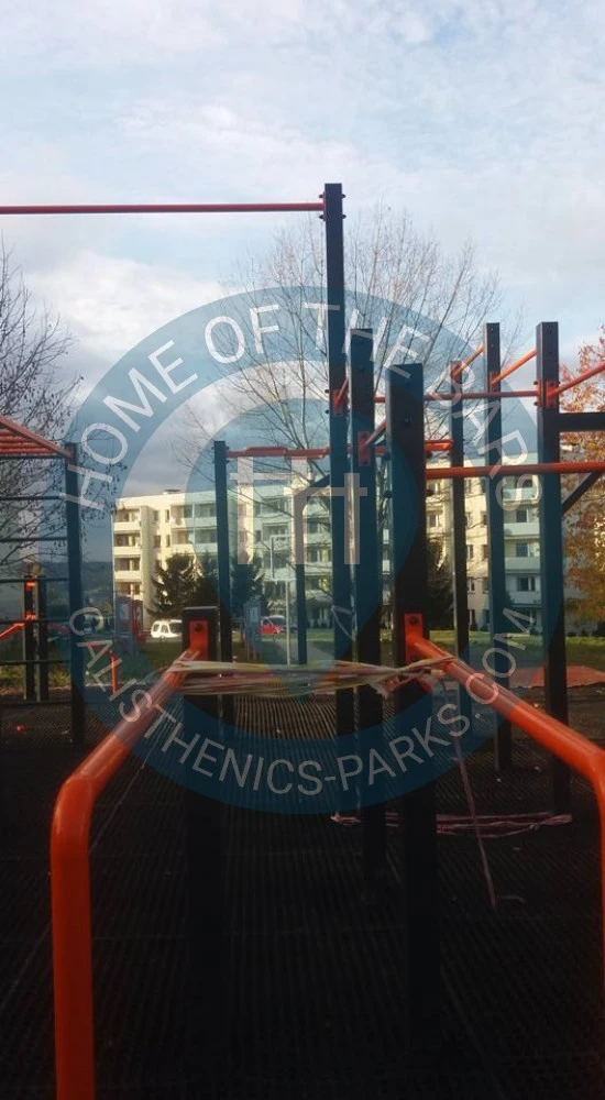Calisthenics park in 21a, Adolfa Dygasińskiego, Biała Krakowska, Bielsko-Biała, 43-300, Polska