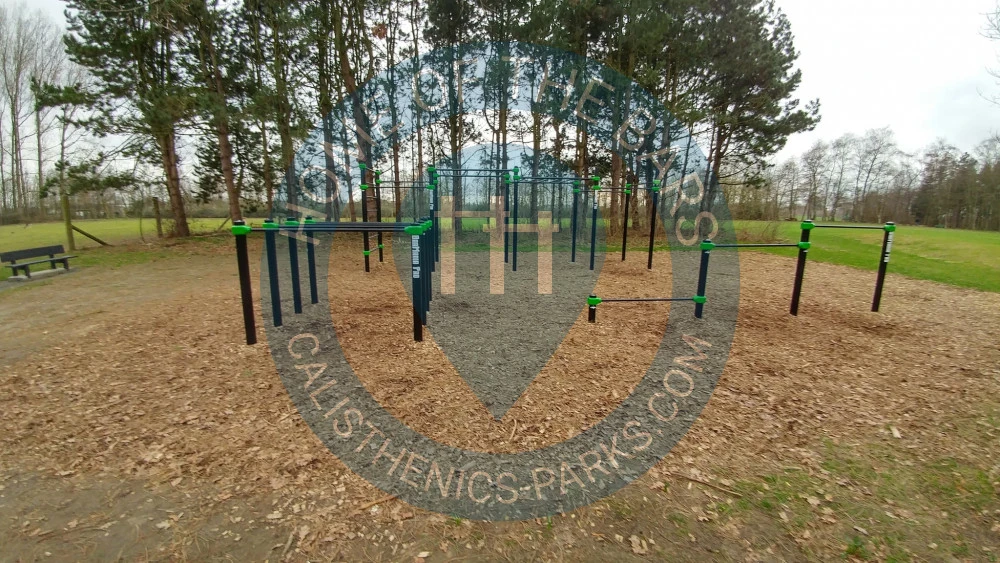Deinze - Calisthenics Exercise Stations - Brielmeersen Park - Belgium - Spot