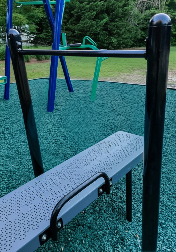 Calisthenics park in 2400, Golden Horseshoe Circle, Crosstimbers, Morrisville, Wake County, North Carolina, 27513, United States