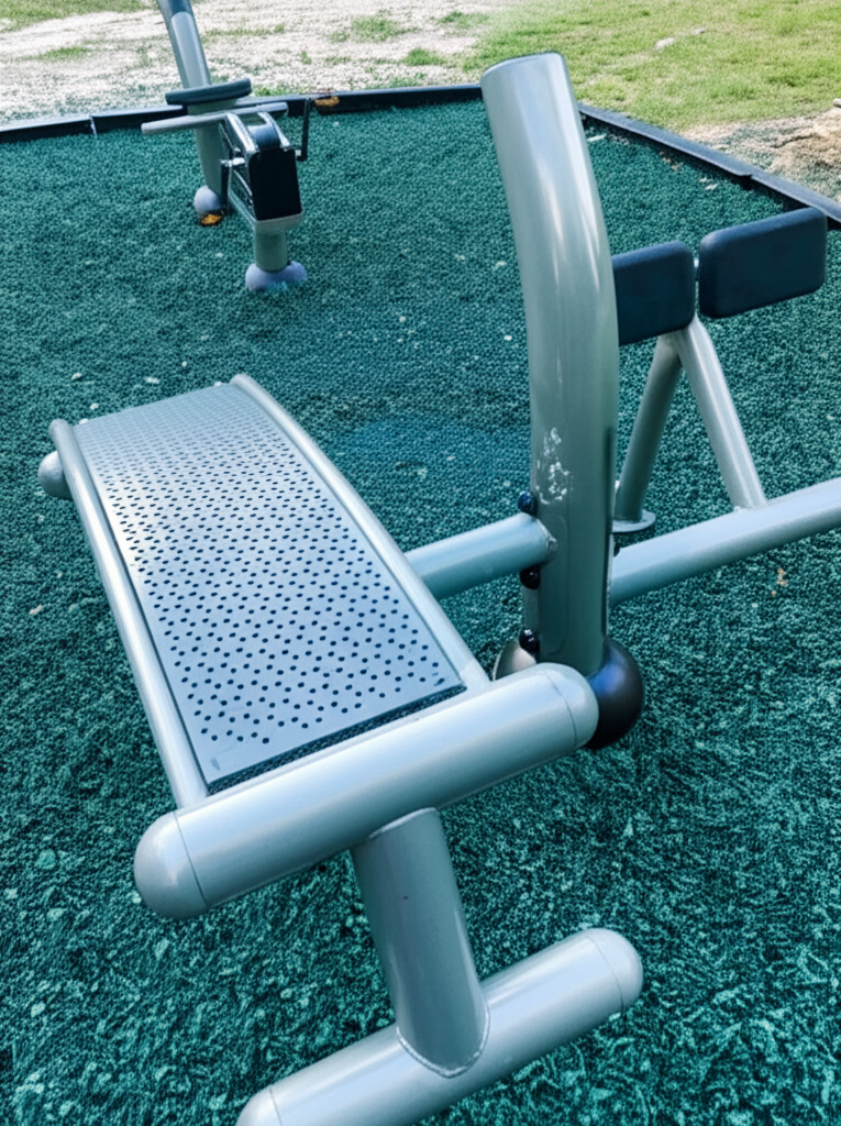 Calisthenics park in 2400, Golden Horseshoe Circle, Crosstimbers, Morrisville, Wake County, North Carolina, 27513, United States
