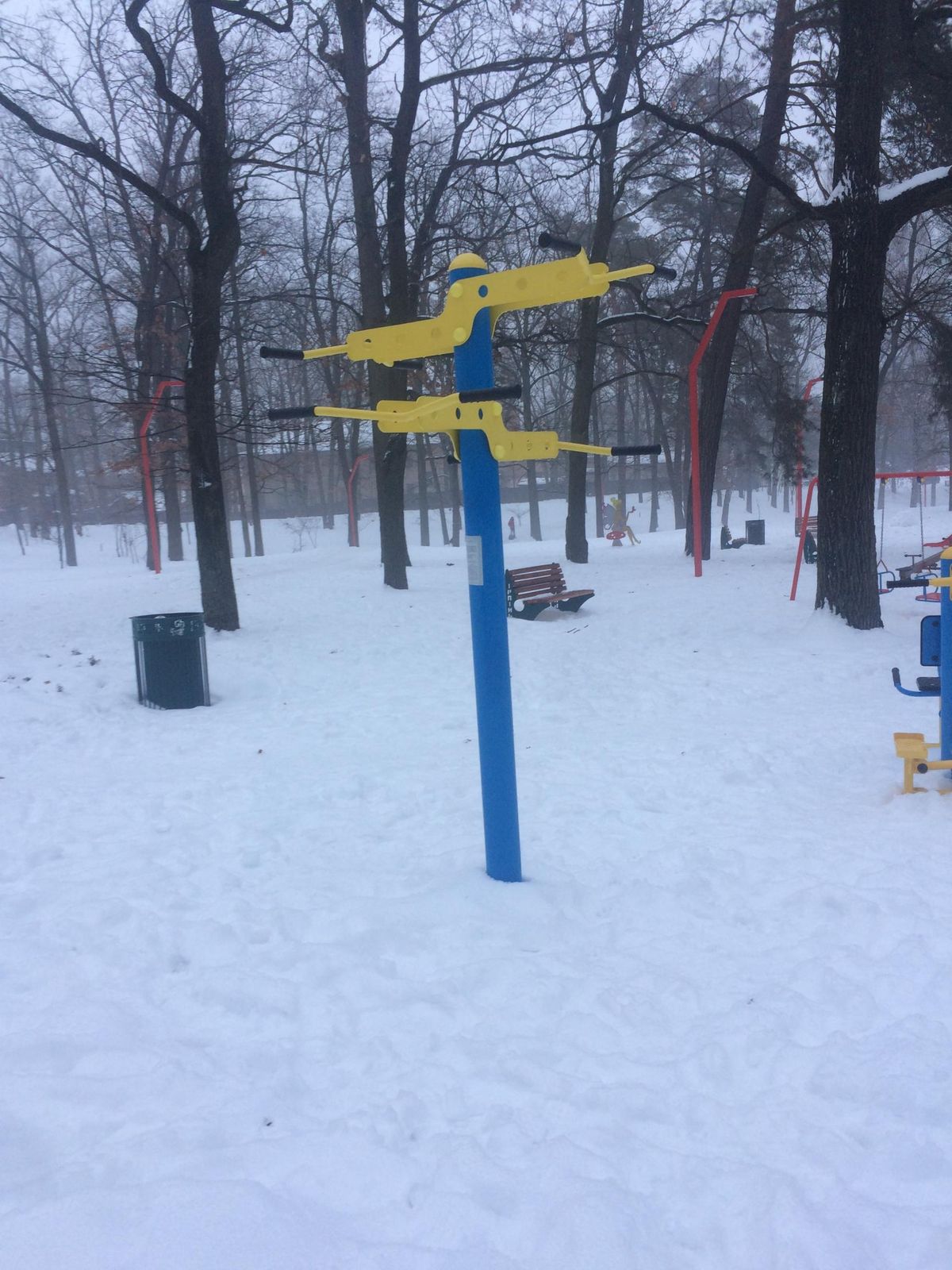Outdoor Gym - Irpin - Irpin - Street Workout Park - Верёвочный Парк  ПАНДА - Ukraine - Spot