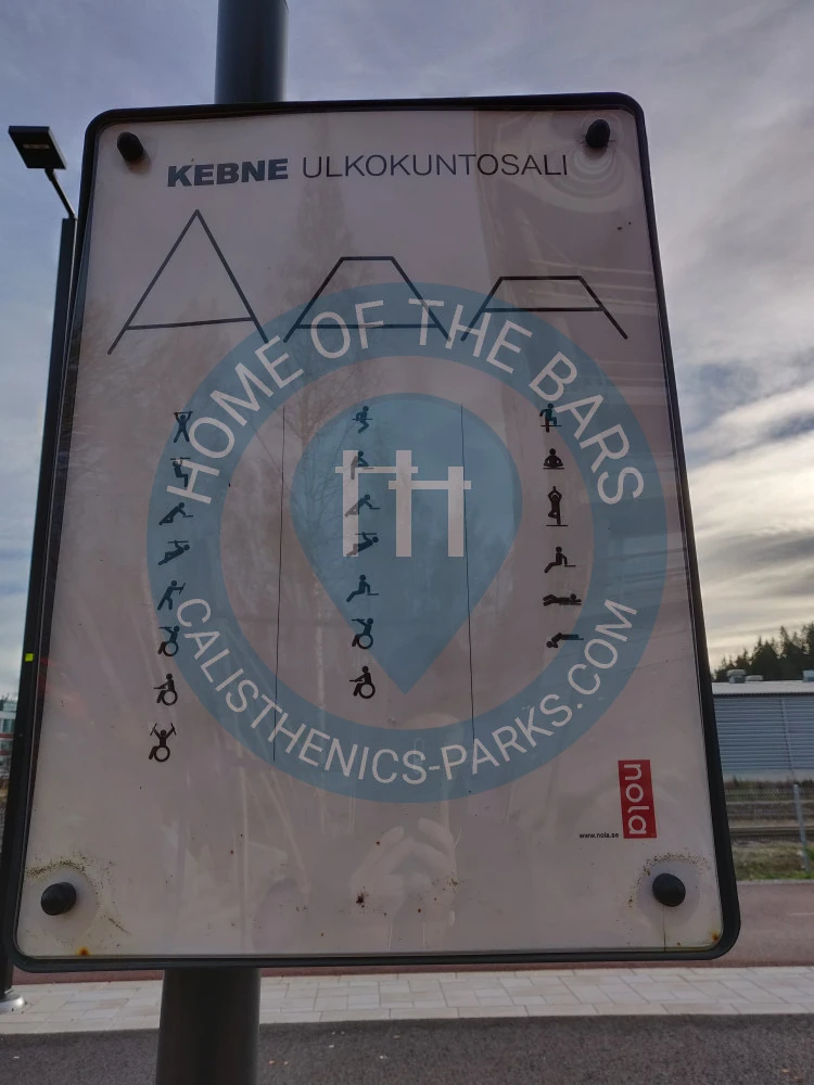 Calisthenics park in Kampusraitti, Ankkuri, Lahti, Lahden seutukunta, Päijät-Häme, Etelä-Suomen aluehallintovirasto, Manner-Suomi, 15240, Suomi / Finland