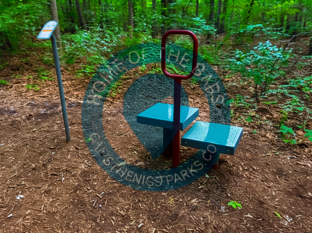 Calisthenics park in Pullup Bars, Research Drive, Cary, Wake County, North Carolina, 27512, United States