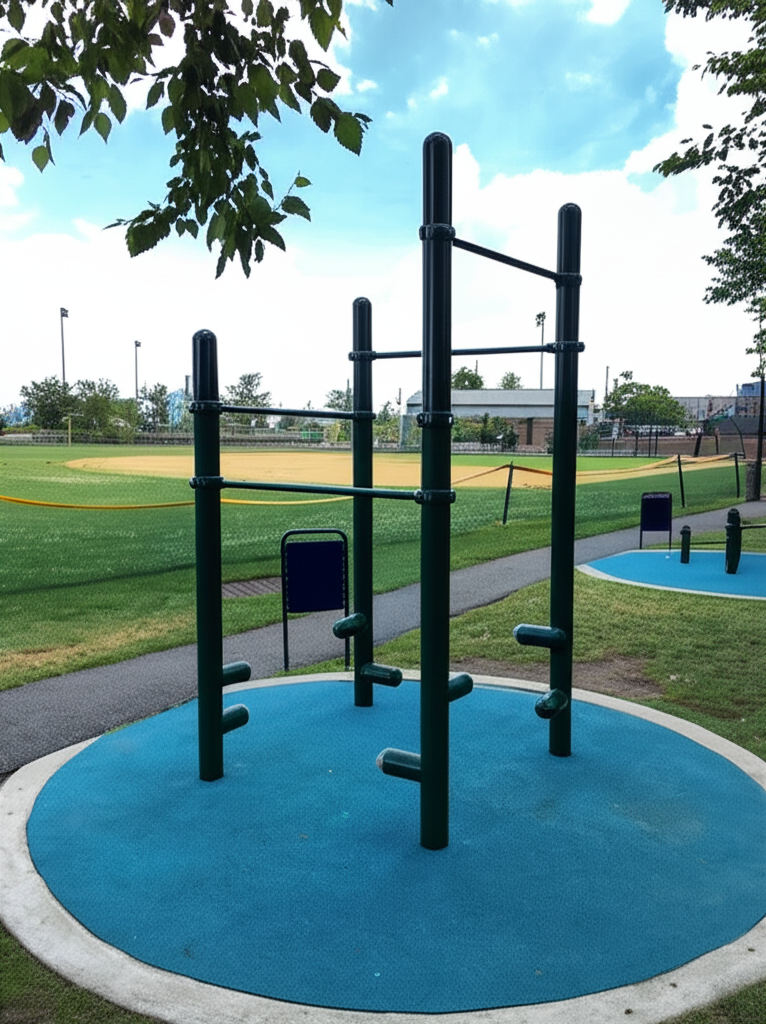 Calisthenics park in Lincoln Tunnel, Manhattan Community Board 4, Manhattan, New York County, City of New York, Hudson County, New York, 07086, United States