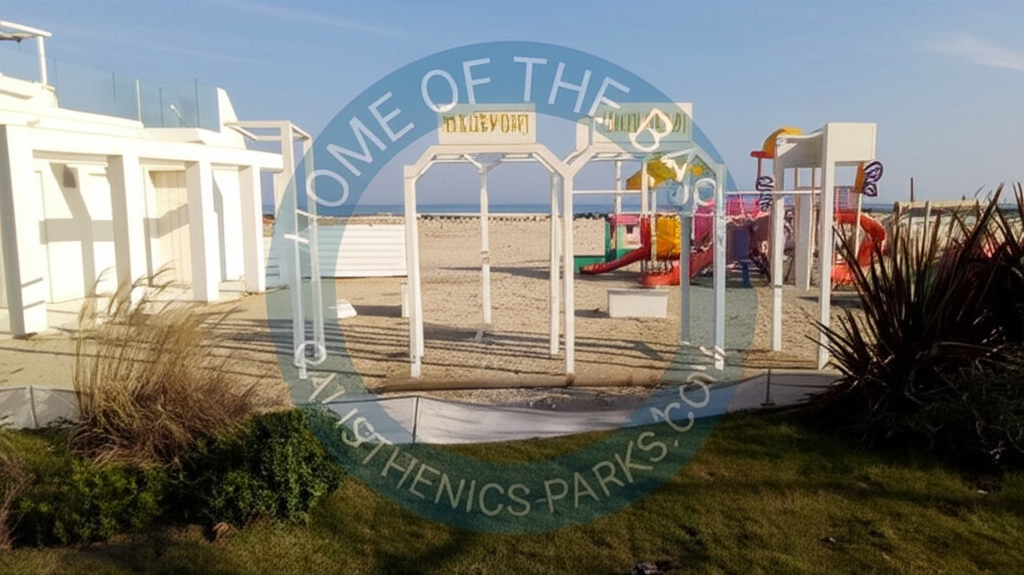 Calisthenics park in 113, Viale San Salvador, Torre Pedrera, Rimini, Emilia-Romagna, 47922, Italia