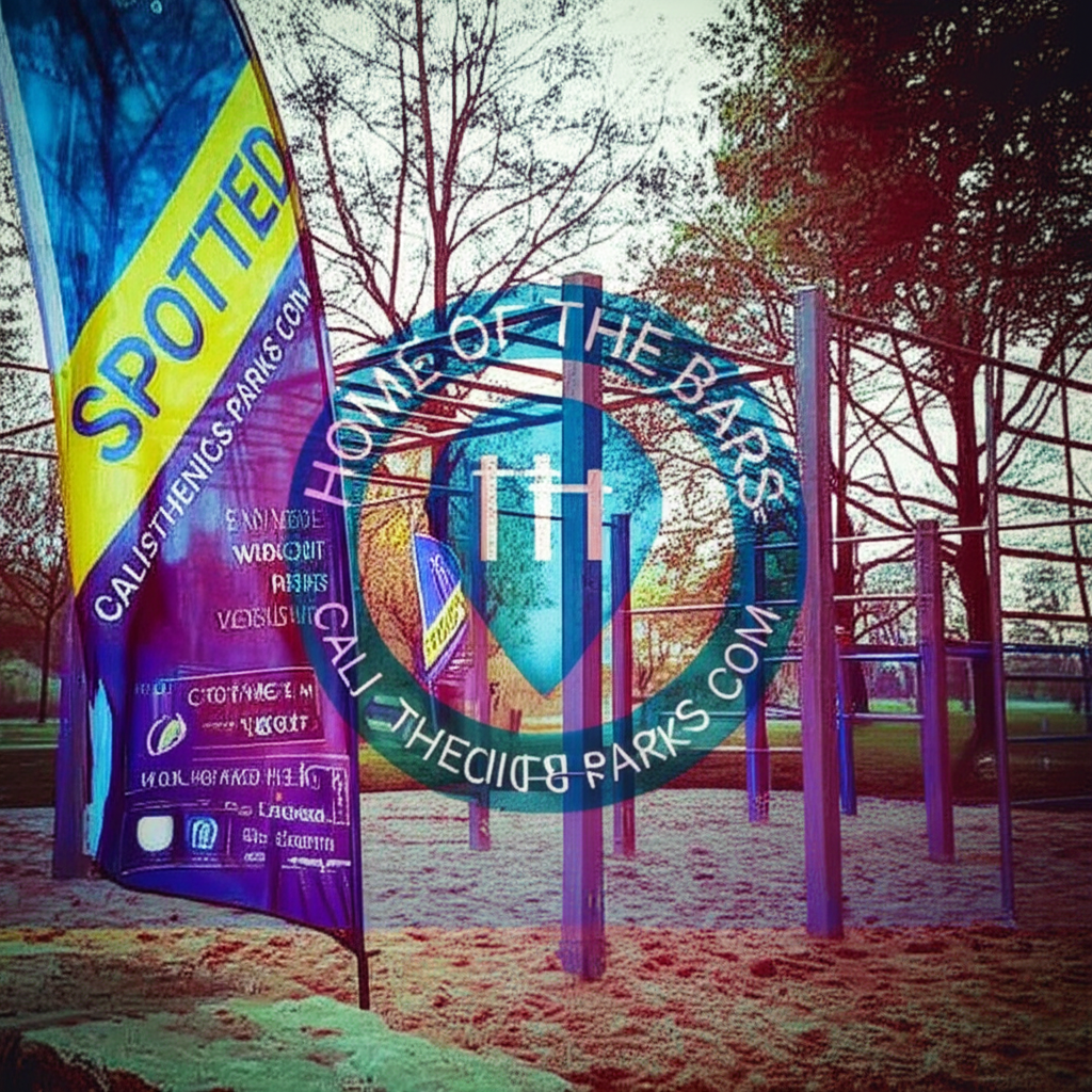 Calisthenics park in 514, Fleetwood Drive, Marshall Heights, Easley, Pickens County, South Carolina, 29640, United States