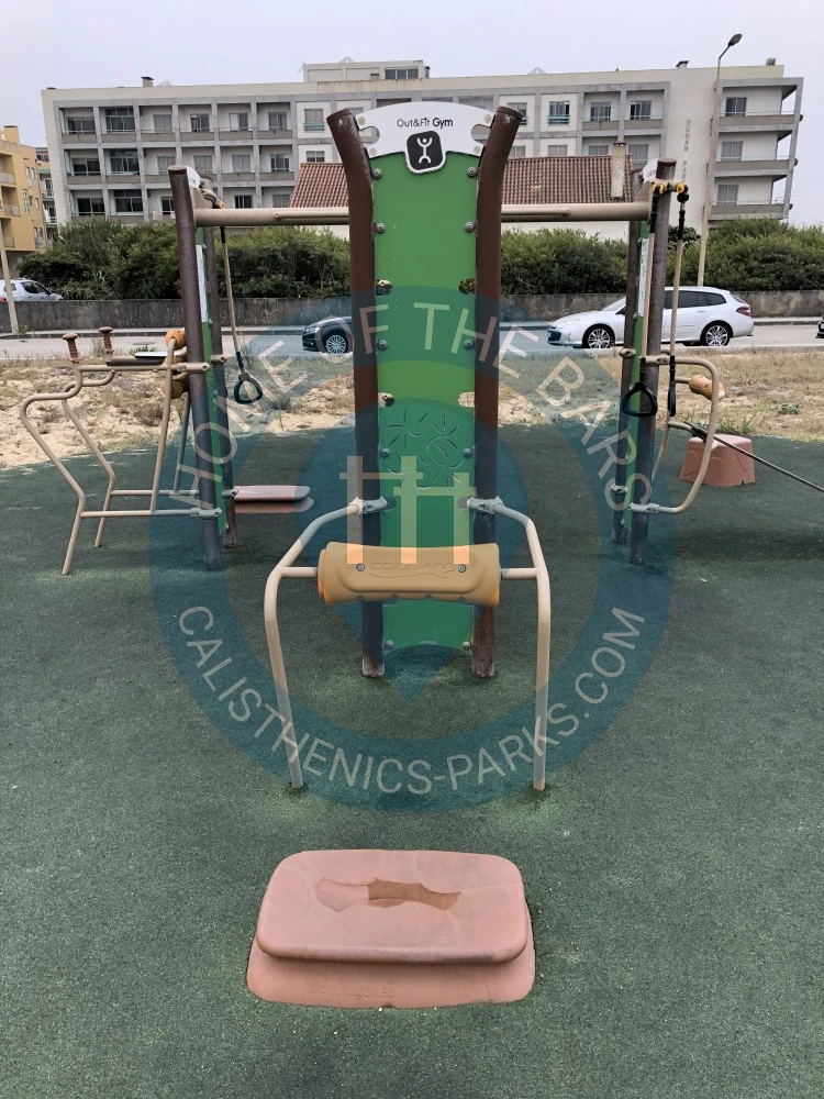 Calisthenics park in Parque Infantil do Jardim Ancora d´Ouro, Rua da Nossa Senhora da Boa Viagem, Praia de Esmoriz, Esmoriz, Ovar, Aveiro, 3885-402, Portugal