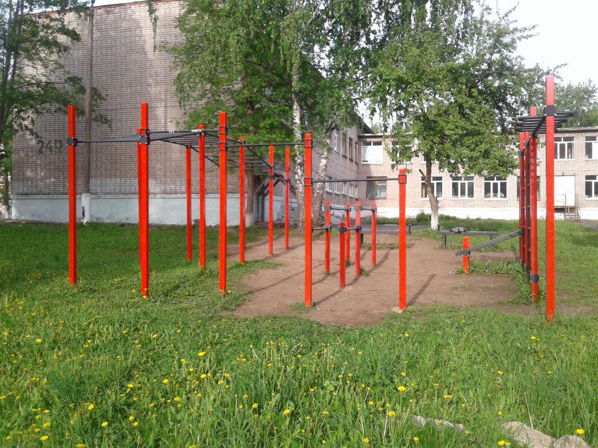 Outdoor Gym - Izhevsk - Izhevsk - Calisthenics Park - Школа 52 - Russia - Spot