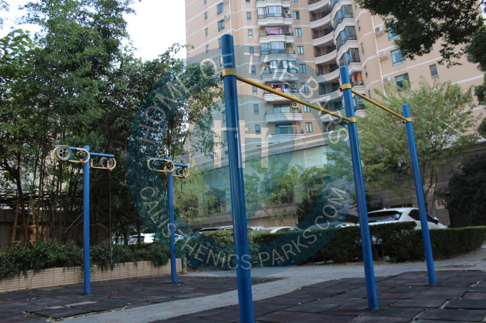 Shanghai - Outdoor Pull Up Bar - Xuhui - China - Spot
