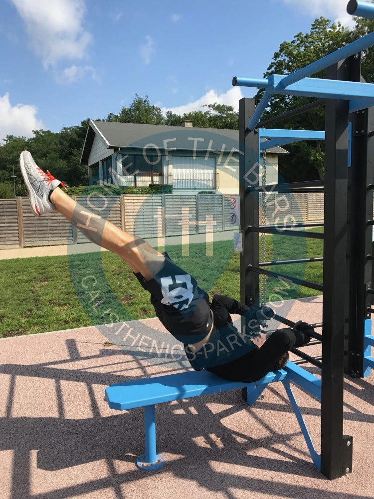 Calisthenics park in Complexe sportif Marcel Bec, Route du Pavillon l'Abbé, Bellevue, Meudon, Boulogne-Billancourt, Hauts-de-Seine, Île-de-France, France métropolitaine, 92190, France
