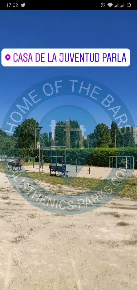 Calisthenics park in Casa de la Juventud, 5, Calle del Planeta Venus, Las Américas, Parla Este, Parla, Comunidad de Madrid, 28983, España