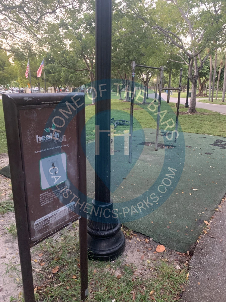 Calisthenics park in 8301, Collins Avenue, North Beach, Miami Beach, Miami-Dade County, Florida, 33141, United States