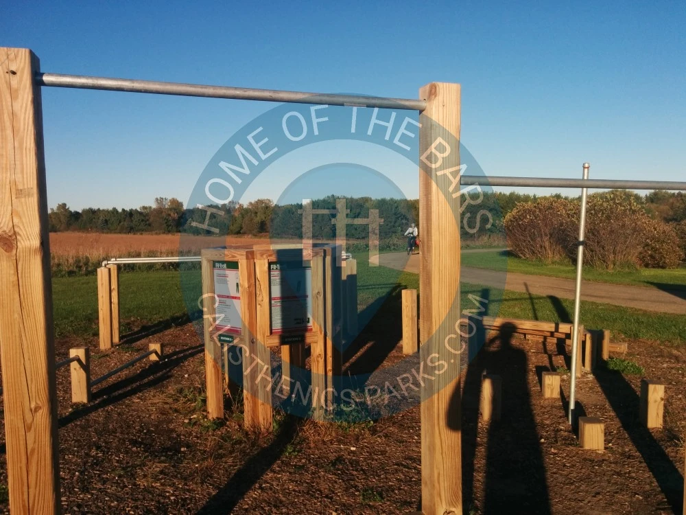 Calisthenics park in Sunset Trail, Kasson, Dodge County, Minnesota, 55955, United States