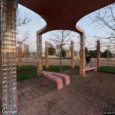 Calisthenics park in Mandeville Place, Fish Island, Bow, London Borough of Tower Hamlets, London, Greater London, England, United Kingdom
