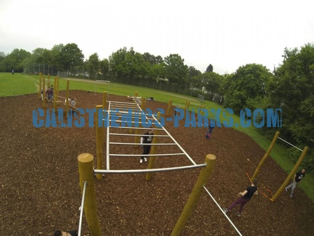 Calisthenics park in 50, Veitingergasse, KG Lainz, Hietzing, Wien, 1130, Österreich