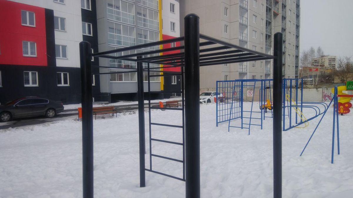 Outdoor Gym - Ozersky - Ozersky - Street Workout Park - ТРК «Фестиваль» - Russia - Spot