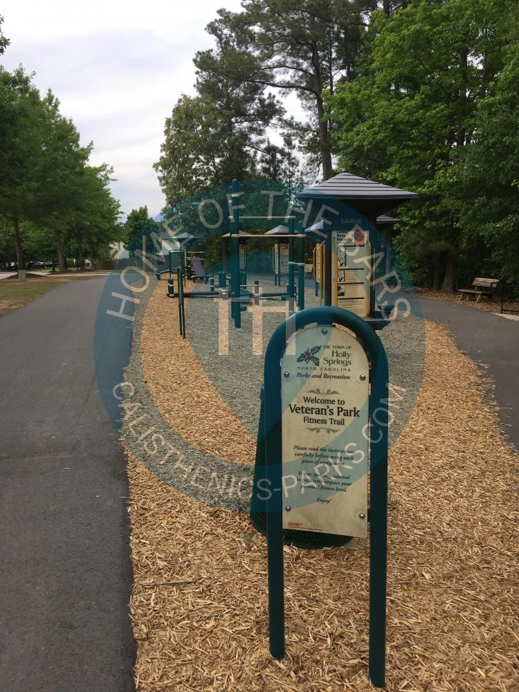 Calisthenics Stations - Holly Springs - Outdoor Gym Veterans Park - United States - Spot