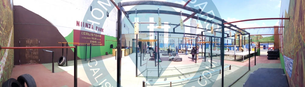 Calisthenics park in Club Piragüismo Tartessos, Calle Arrastre, Huelva, Comarca Metropolitana de Huelva, Huelva, Andalucía, 21002, España