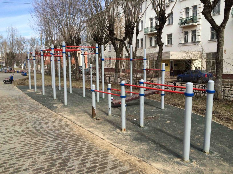 Outdoor Gym - Fryazino - Fryazino - Street Workout Park - Ул Институтская - Russia - Spot