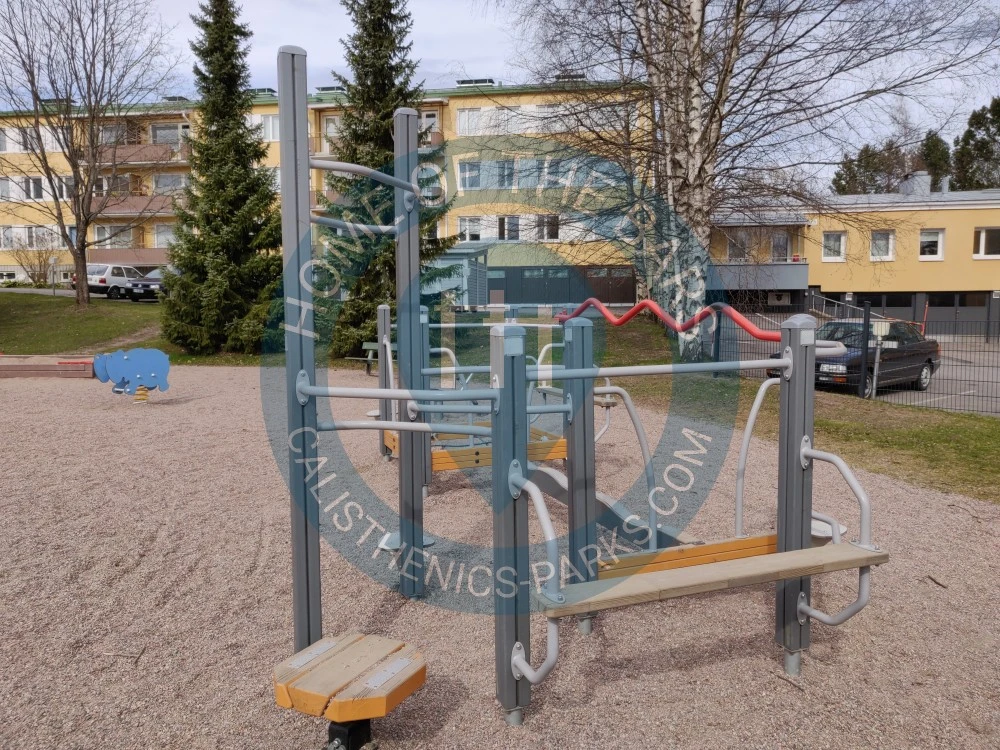 Exercise Park - Lahti - Sorvarinpuisto fitness corner - Finland - Spot