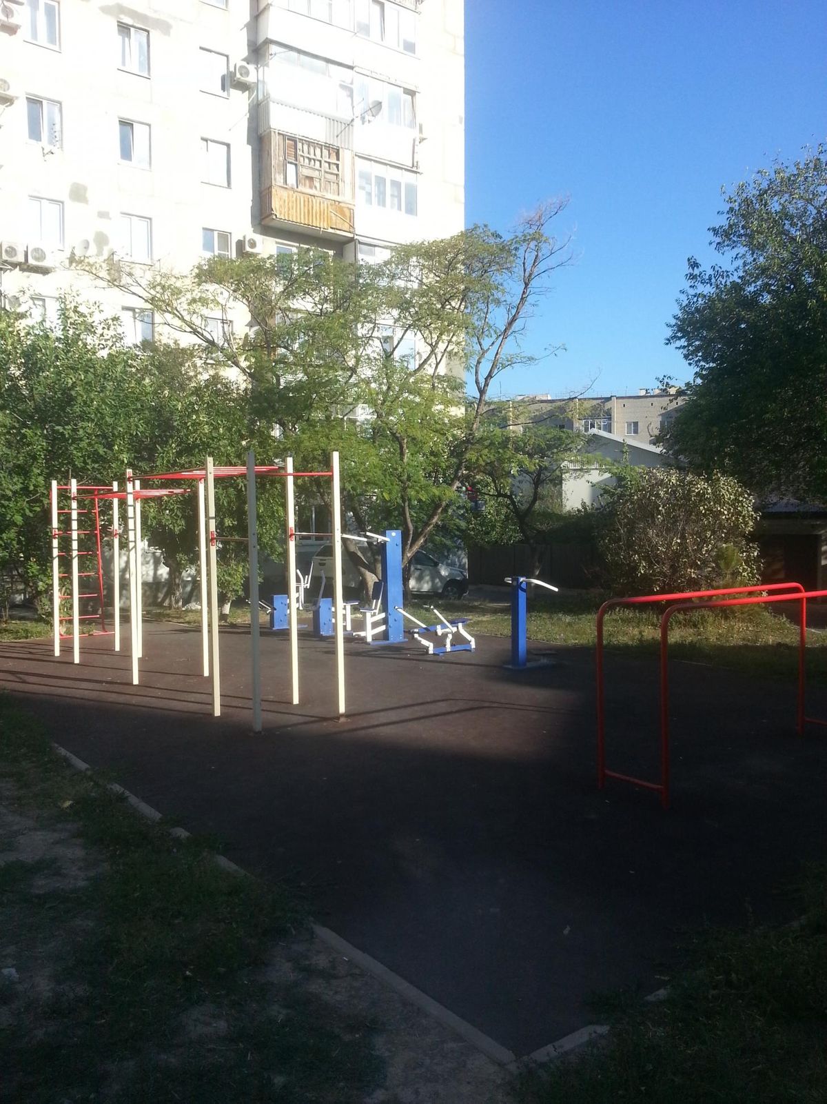 Calisthenics park in Полевая улица, Толстый мыс, Геленджик, городской округ Геленджик, Краснодарский край, Южный федеральный округ, 353461, Россия