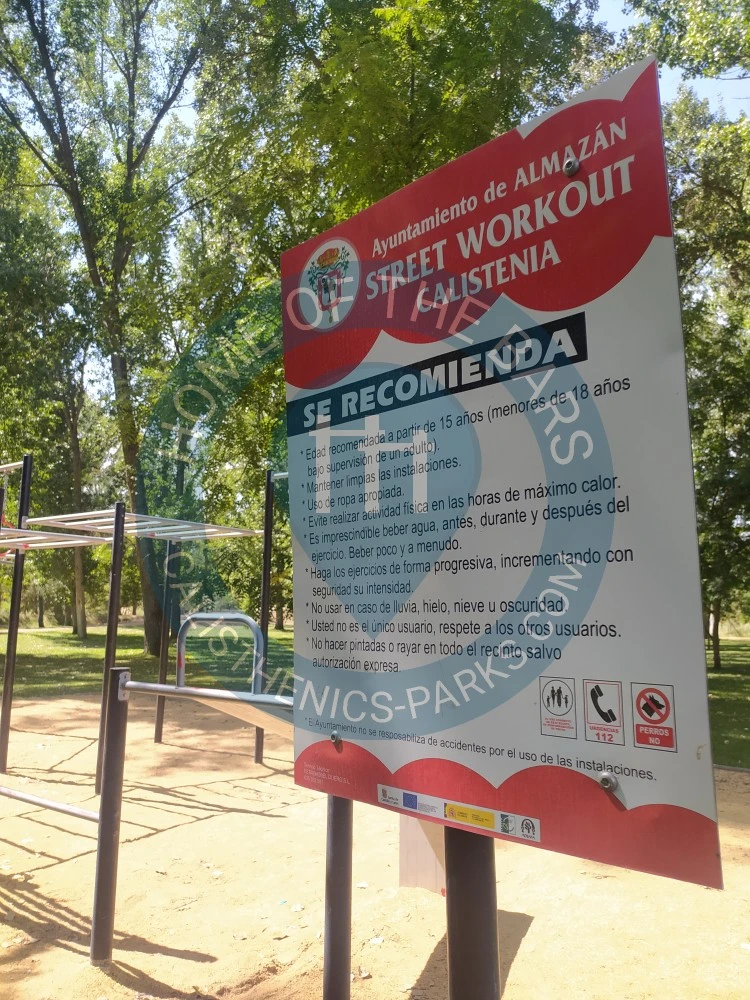 Calisthenics Stations - Almazán - Barras Parque de la Arboleda - Spain - Spot