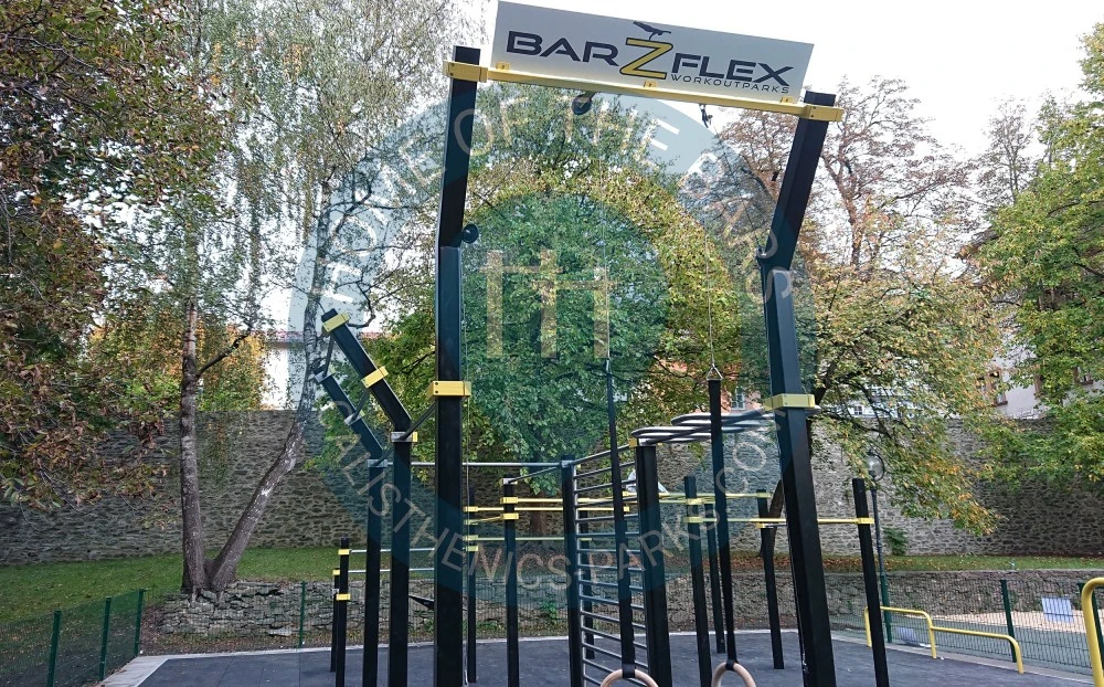 Calisthenics park in Calisthenics-Park Stadtgraben, Villacher Ring, Innere Stadt, Klagenfurt am Wörthersee, Kärnten, 9020, Österreich