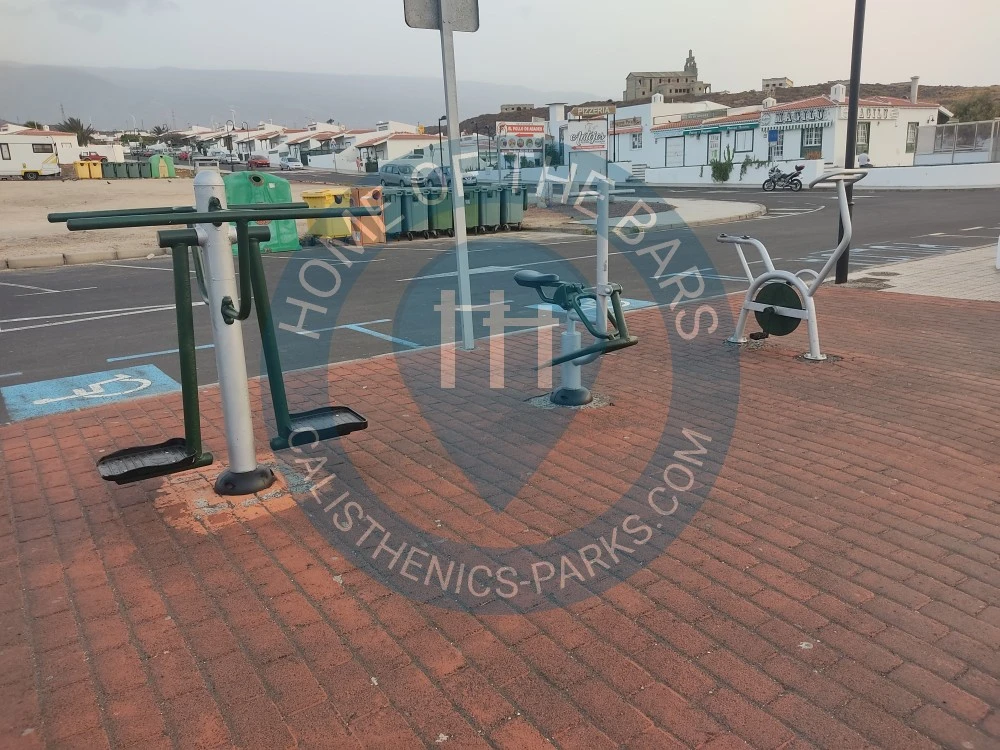 Calisthenics park in Avenida Marítima, Abades, Arico, Santa Cruz de Tenerife, Canarias, 38588, España