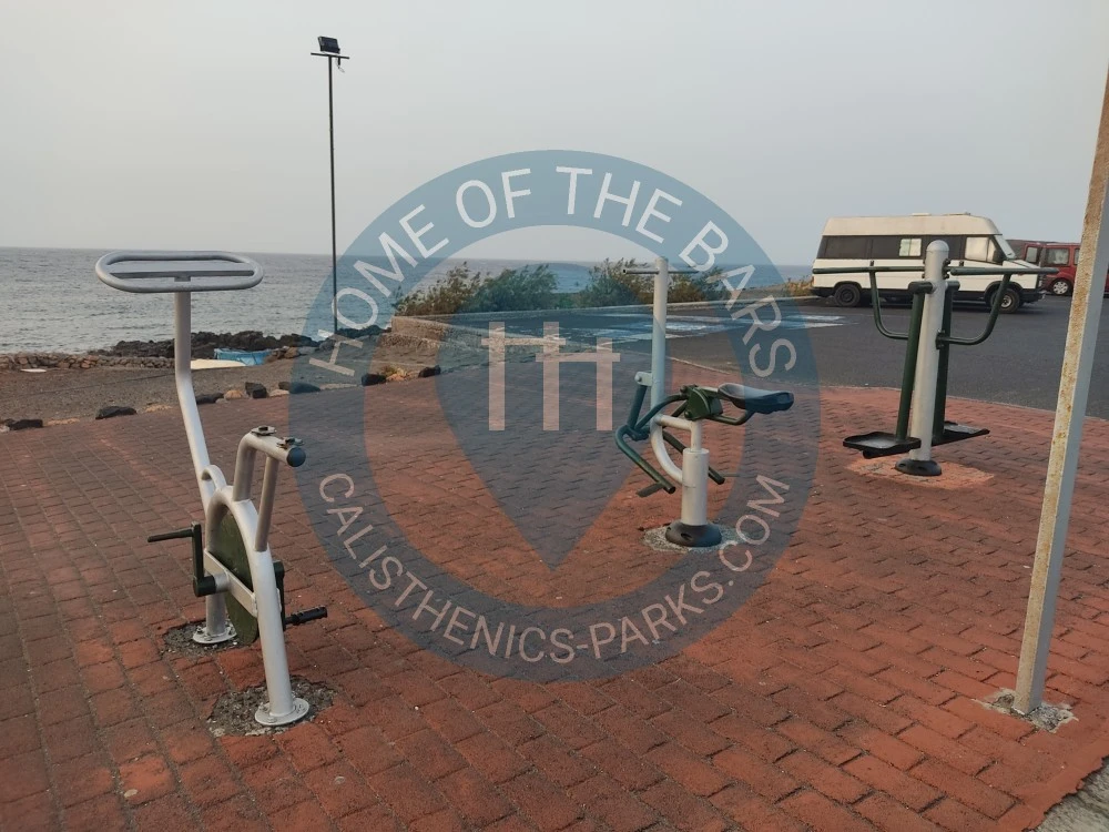 Calisthenics park in Avenida Marítima, Abades, Arico, Santa Cruz de Tenerife, Canarias, 38588, España