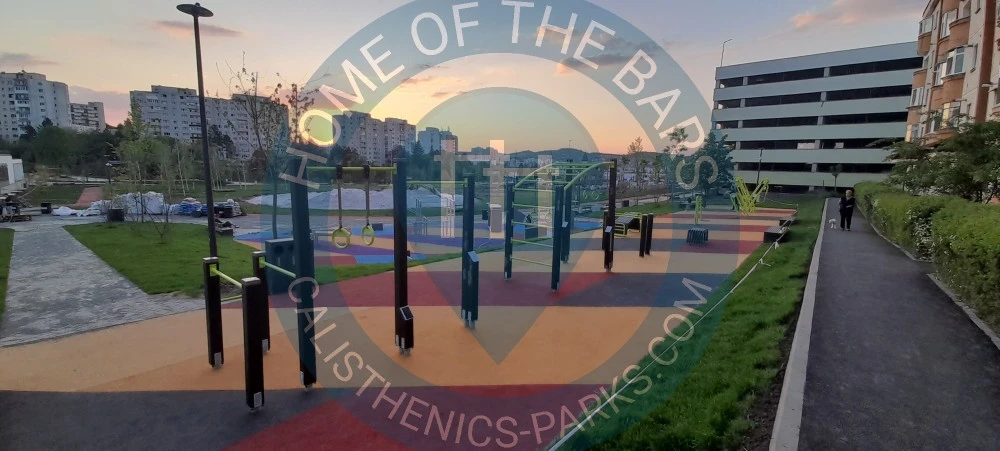 Calisthenics park in Baza sportivă La Terenuri Mănăștur, Strada Mărișel, Mănăștur, Cluj-Napoca, Zona Metropolitană Cluj, Cluj, 400677, România