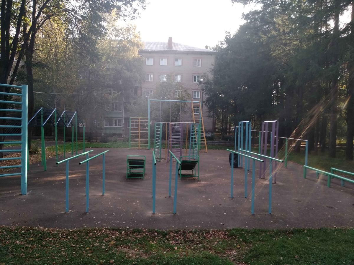 Outdoor Gym - Krasnoarmeysk - Krasnoarmeysk - Calisthenics Gym - Пр-Кт Испытателей - Russia - Spot
