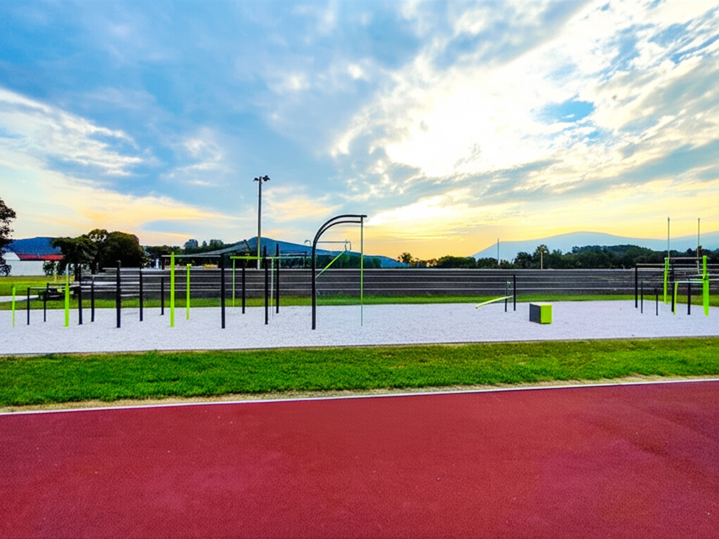 Calisthenics park in Goriška cesta, Zemono, Gradišče pri Vipavi, Vipava, 5271, Slovenija