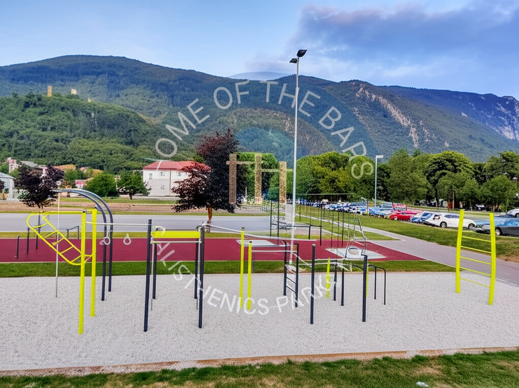 Calisthenics park in Goriška cesta, Zemono, Gradišče pri Vipavi, Vipava, 5271, Slovenija