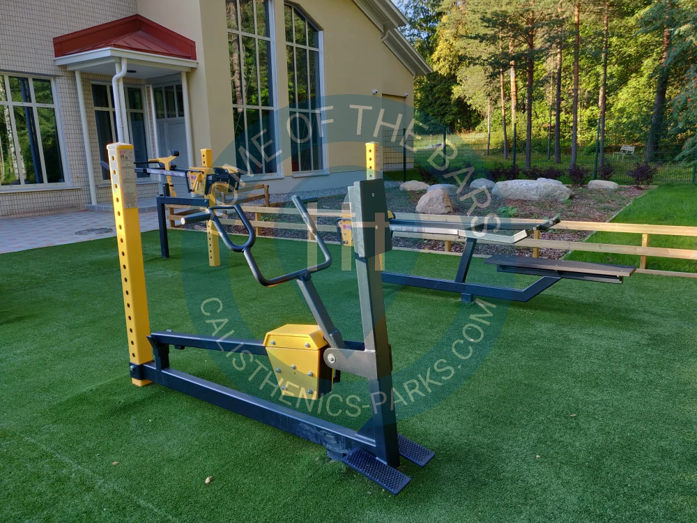 Calisthenics park in Kivimaan uimahalli, Lahdenkatu, Paavola, Lahti, Lahden seutukunta, Päijät-Häme, Etelä-Suomen aluehallintovirasto, Manner-Suomi, 15140, Suomi / Finland