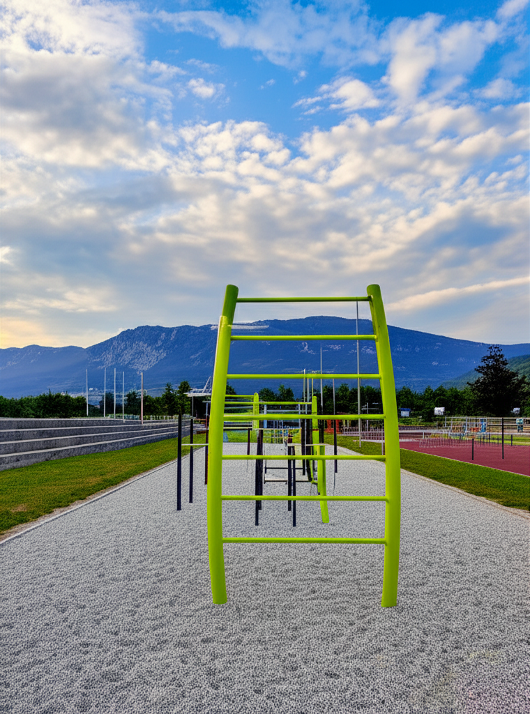 Calisthenics park in Goriška cesta, Zemono, Gradišče pri Vipavi, Vipava, 5271, Slovenija