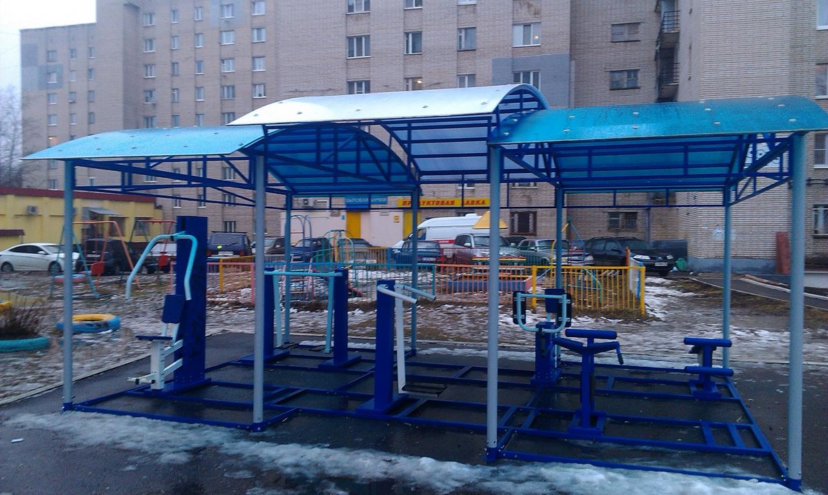 Outdoor Gym - Vladimir - Vladimir - Street Workout Park - Магазин Дикси - Russia - Spot