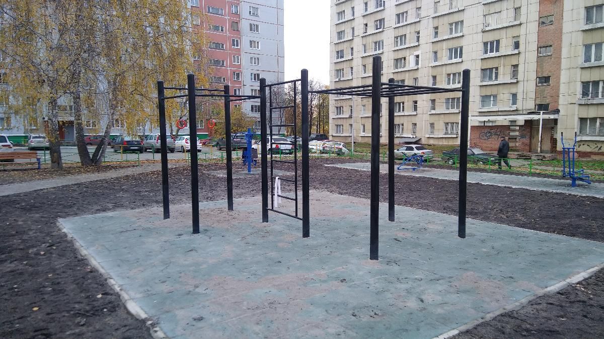 Outdoor Pull Up Bars - Ozersky - Ozersky - Calisthenics Park - Столовая № 10 (филиал) - Russia - Spot