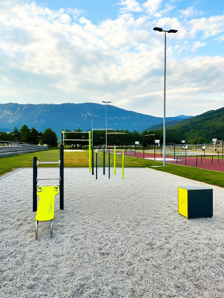 Calisthenics park in Goriška cesta, Zemono, Gradišče pri Vipavi, Vipava, 5271, Slovenija