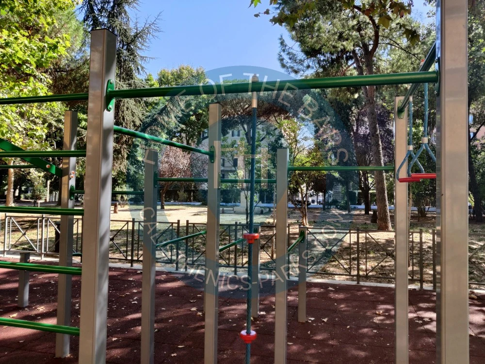 Exercise Park - Rome - Calisthenics San Lorenzo - Italy - Spot