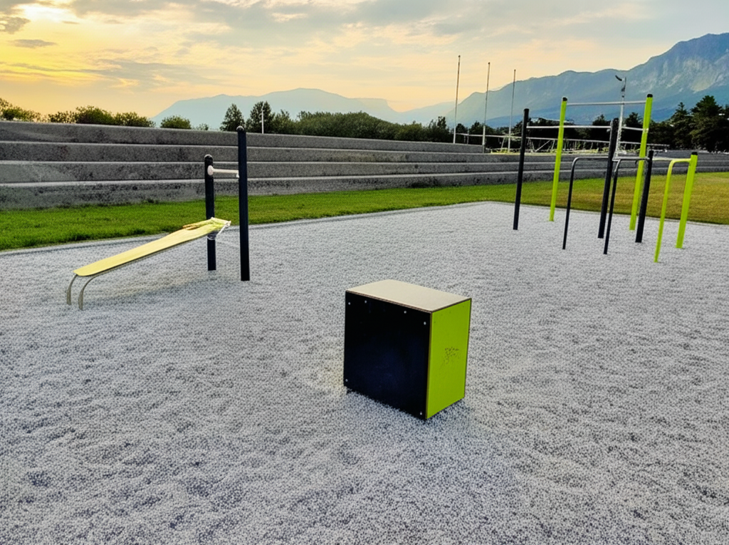 Calisthenics park in Goriška cesta, Zemono, Gradišče pri Vipavi, Vipava, 5271, Slovenija