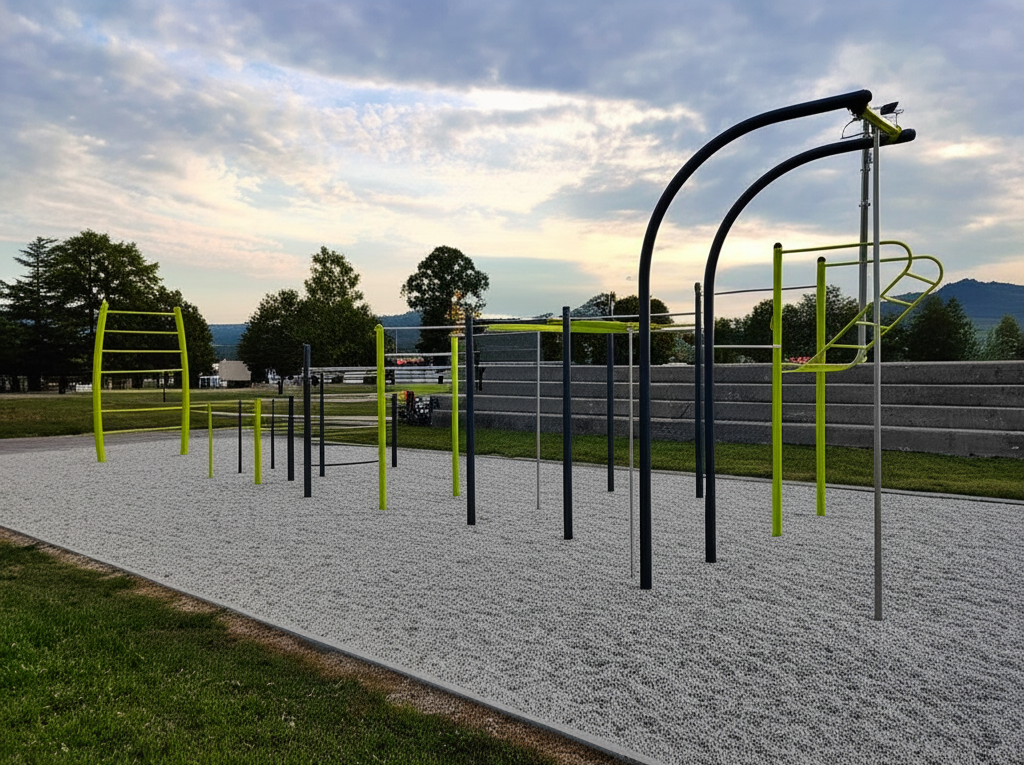 Calisthenics park in Goriška cesta, Zemono, Gradišče pri Vipavi, Vipava, 5271, Slovenija