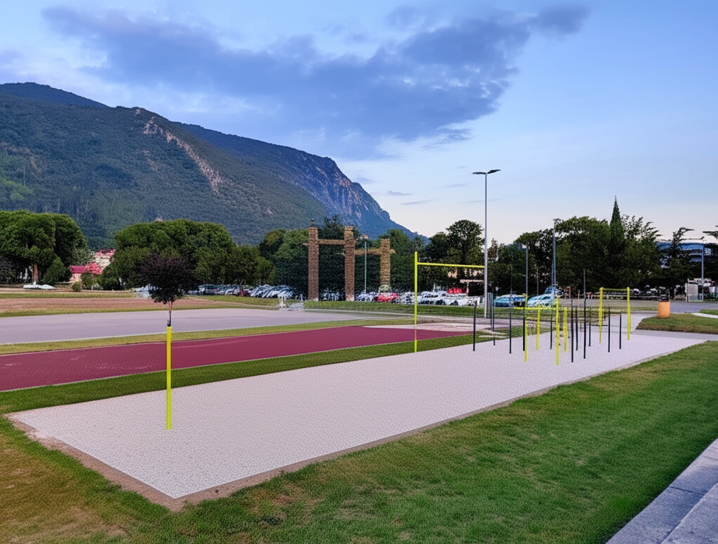Calisthenics park in Goriška cesta, Zemono, Gradišče pri Vipavi, Vipava, 5271, Slovenija