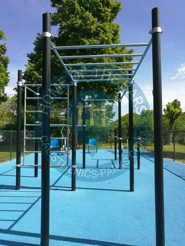 Calisthenics park in Polivalente 87 e Gino Pini, Viale Pio La Torre, Rotonda, Buon Pastore-Sant'Agnese-San Damaso, Vaciglio, Modena, Emilia-Romagna, 41126, Italia