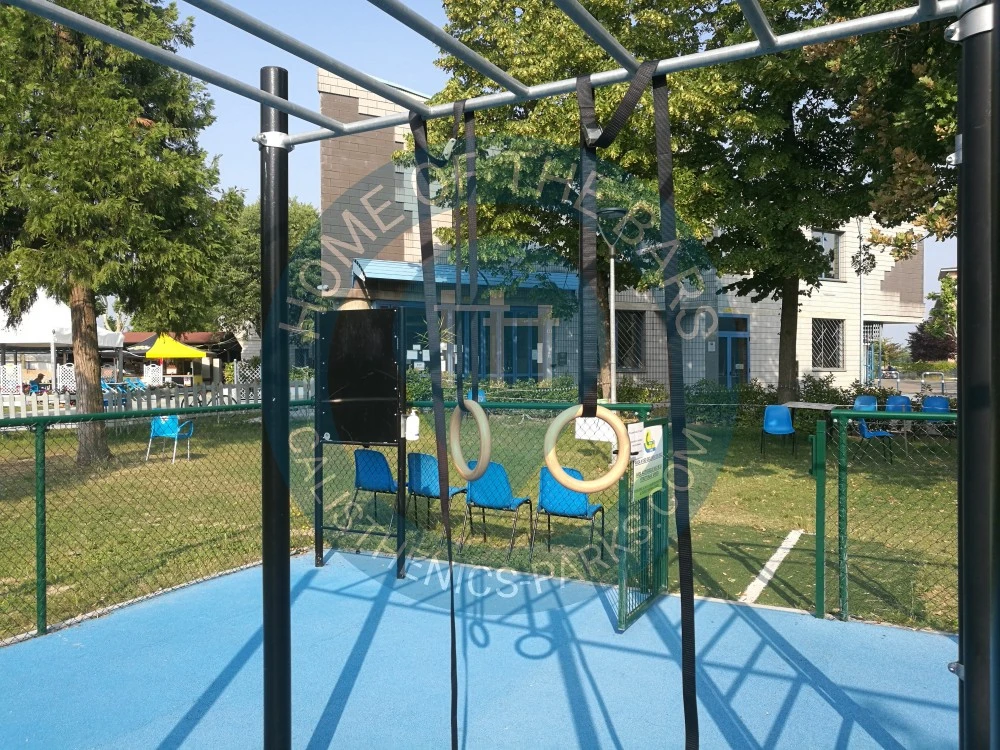 Calisthenics park in Polivalente 87 e Gino Pini, Viale Pio La Torre, Rotonda, Buon Pastore-Sant'Agnese-San Damaso, Vaciglio, Modena, Emilia-Romagna, 41126, Italia