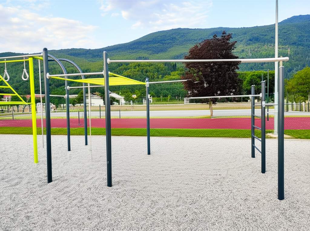 Calisthenics park in Goriška cesta, Zemono, Gradišče pri Vipavi, Vipava, 5271, Slovenija